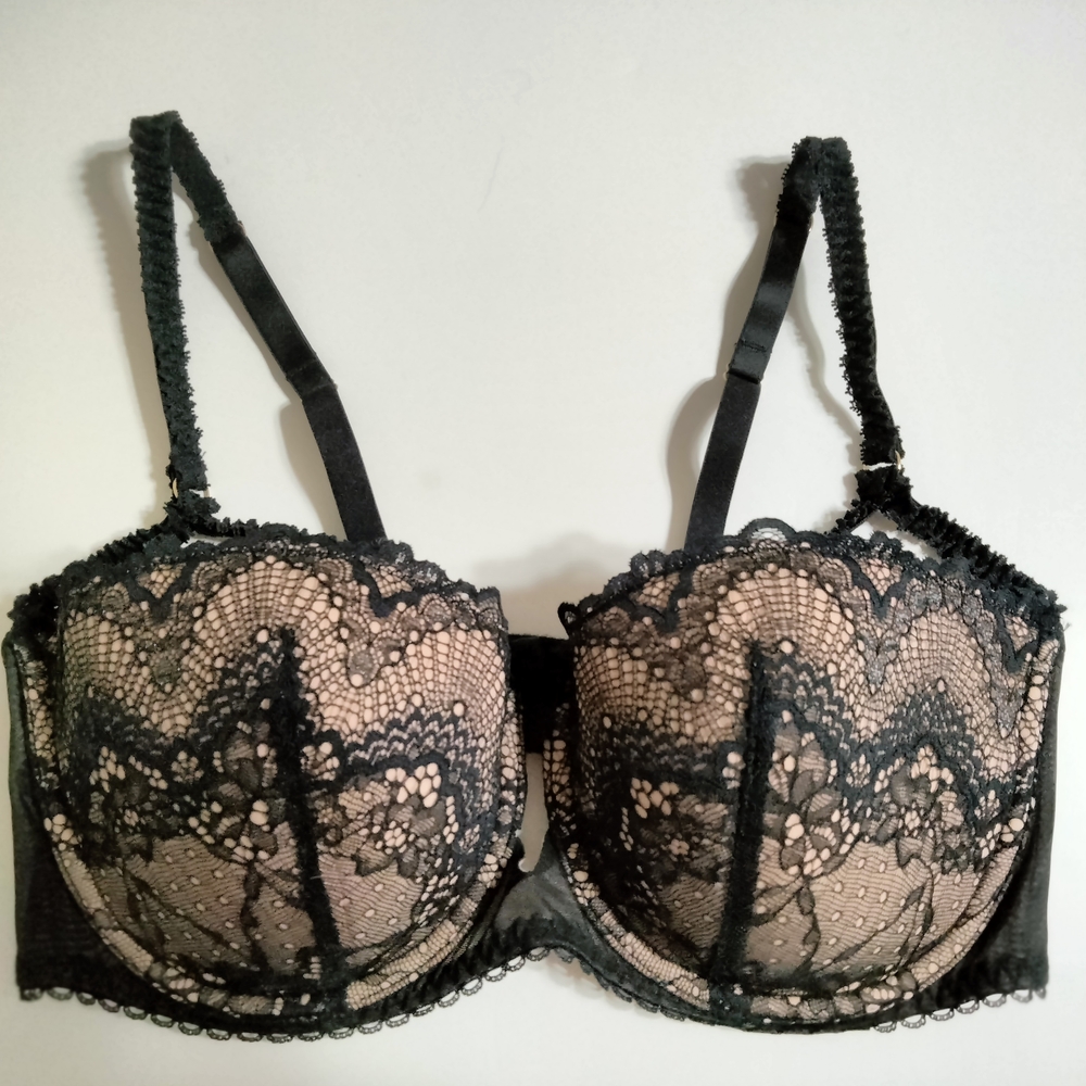 Adore Me Black Lace Bra - Picture 2 of 6